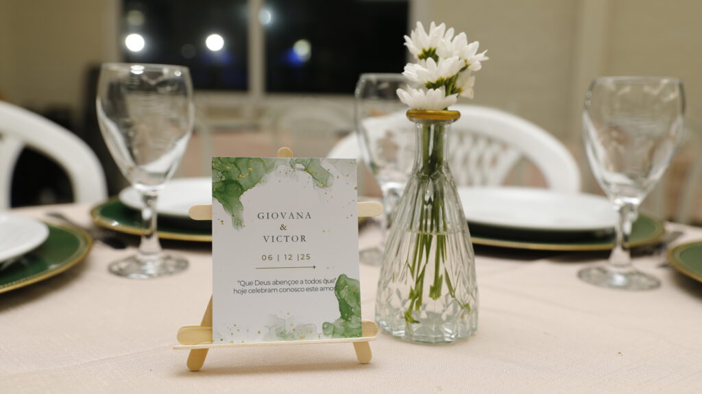 Jantar de Casamento Victor e Giovana